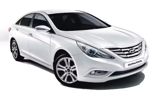 Hyundai Sonata 2025 sedan — economy Umrah taxi from Jeddah Airport to Makkah